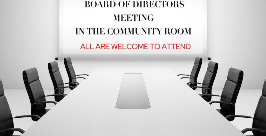Board Meeting Website Slide