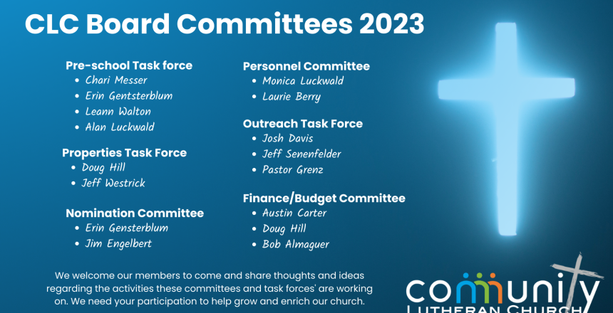 CLC Board Committees 2023
