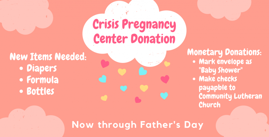 Crisis Pregnancy Center Donation