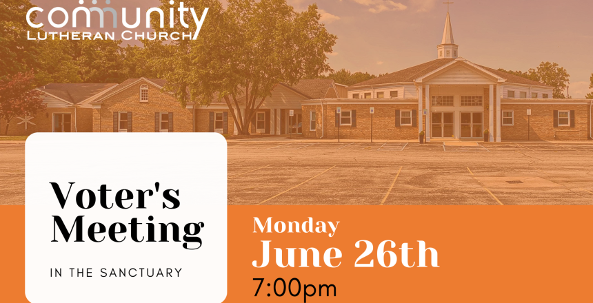 June 26th Voter's Meeting