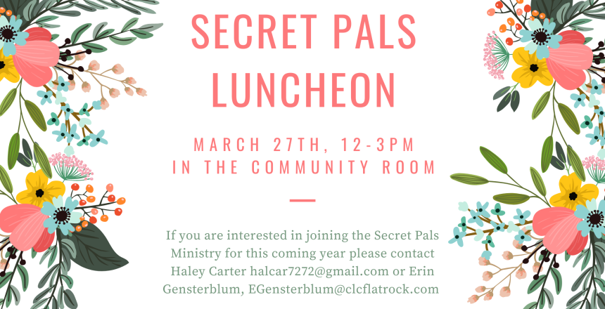 Secret Pals Luncheon