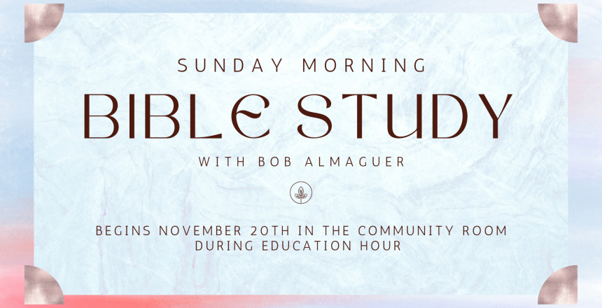 Sunday Bible Study With Bob