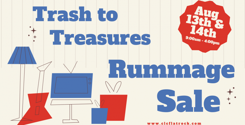 Trash to Treasures Rummage Sale